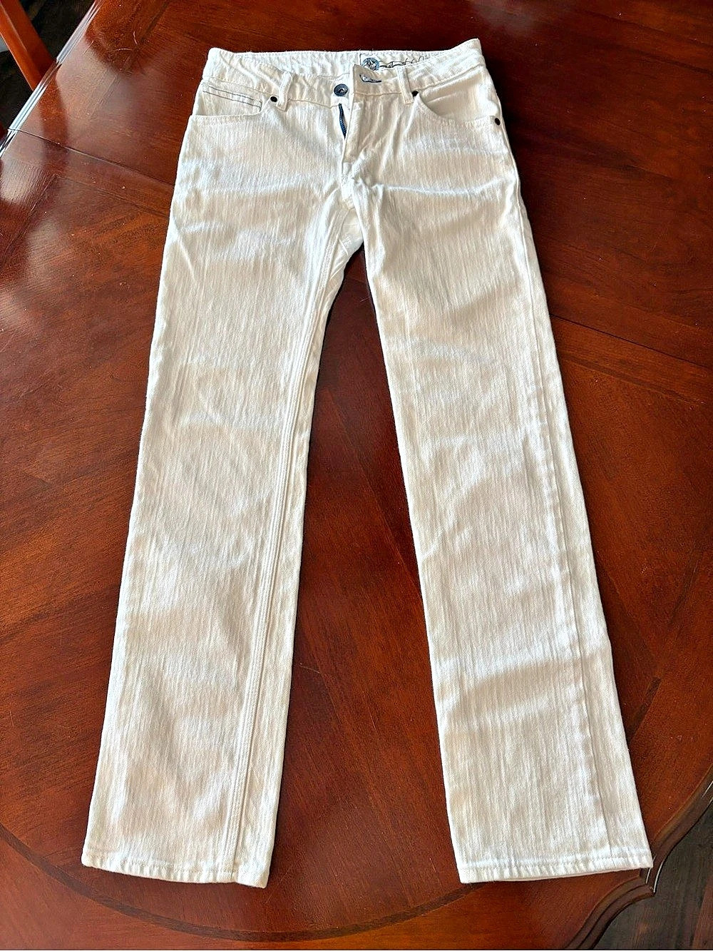 Vintage Volcom Dustin Dollin Jeans W28 L29 White Skate Cooperative Unisex Y2K